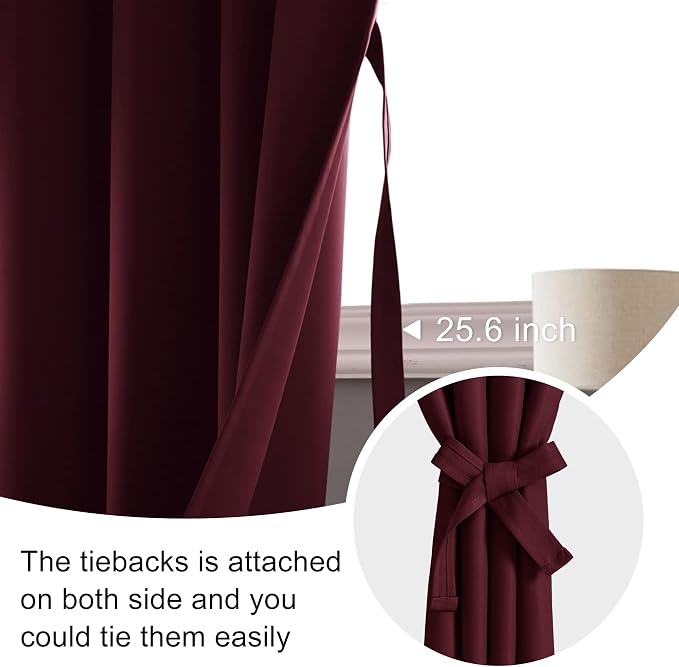 JIUZHEN Christmas Blackout Curtains - Image 5