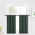RYB HOME Blackout Cafe Curtains 30 inch Length, Short Light UV Heat Blocking by RYBHOME