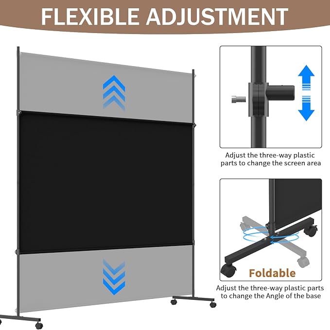 Single Panel Room Divider/Privacy Screen - Image 3