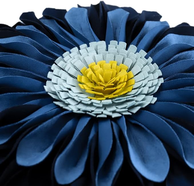 OiseauVoler 3D Sunflower Handmade Throw Pillow Cover Decorative Pillow Sham - Image 3