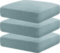 MAXIJIN Velvet Stretch Cushion Covers Fitted Couch Cushion Slipcovers Sofa Seat by MAXIJIN
