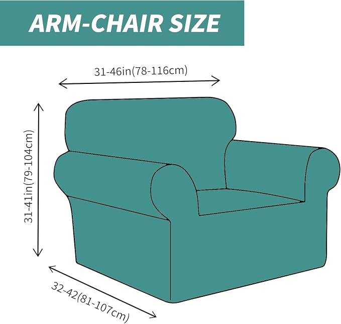 YEMYHOM Couch Cover Latest Jacquard Design High Stretch Sofa Chair Covers - Image 6