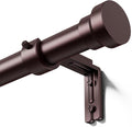 YaFex Curtain Rods 32-84 Inch, Heavy Duty 1 Inch Adjustable Curtain Rod by YaFex