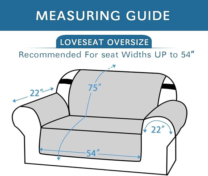 H.VERSAILTEX Reversible Loveseat Cover Water Resistant Furniture Protector - Image 2