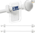 ENJOYBASICS 2 Pack No Drill Curtain Rods by ENJOYBASICS
