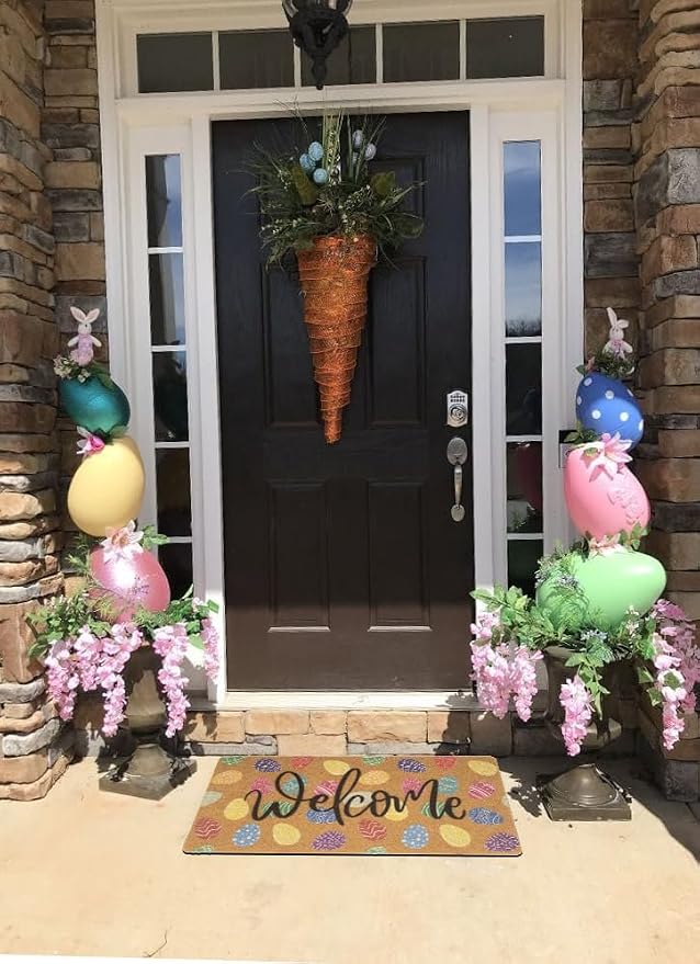 Easter Coir Doormat Spring Welcome Mat - Image 2