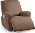 TAOCOCO Stretch Recliner Chair Covers 3-Pieces Solid Furniture Covers Recliner by TAOCOCO
