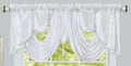 GOHD Valarie Fancy Window Valance. 54 x 18. Taffeta Fabric by GOHDGoldenOceanHomeDecor
