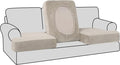 H.VERSAILTEX Stretch Velvet 3 Piece T Cushion Sofa Slipcovers by HVERSAILTEX