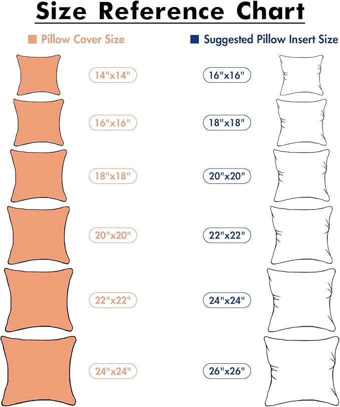 MIULEE Set of 2 Throw Pillow Inserts Premium Pillow Stuffer Square Form - Image 7