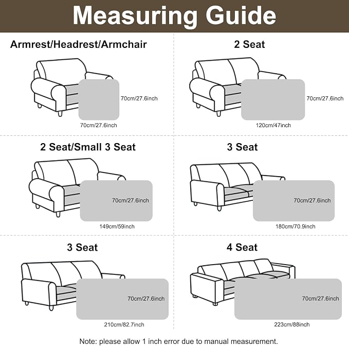 Smiry Non Slip Couch Covers for Dogs, Fuzzy Pet Couch Covers for 3 Cushion Sofa - Image 9