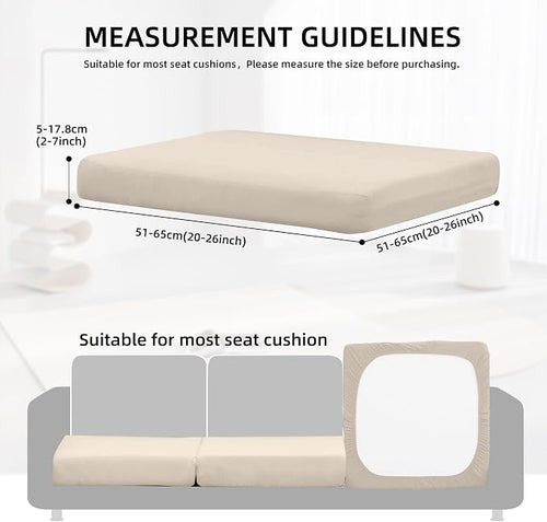 12Pcs Outdoor Cushion Covers, Patio Cushion Covers, Stretch Elastic Slipcovers - Image 2