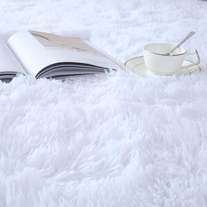 CAIYUECS Shag Area Rug, Indoor Ultra Soft Plush Rugs - Image 5