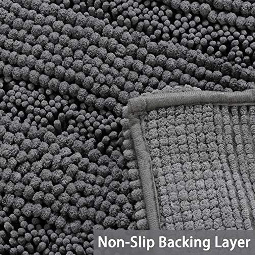Turquoize Bathroom Runner Area Chenille Rug Oversize Non-Slip Shag Kitchen - Image 4