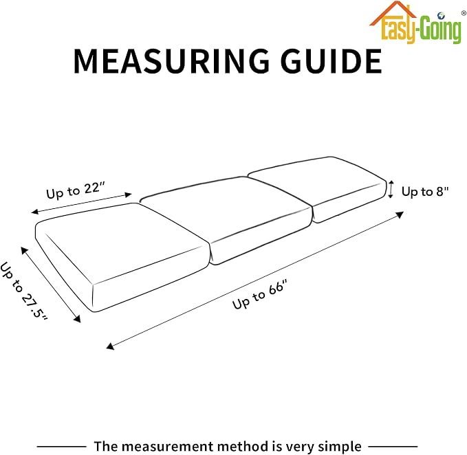 Easy-Going Waterproof Couch Cushion Covers, Non-Slip Leakproof Sofa Seat - Image 6