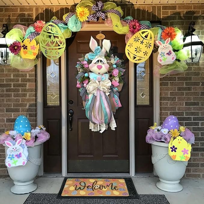 Easter Coir Doormat Spring Welcome Mat - Image 5