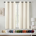 MIULEE Birch Blackout Curtains for Bedroom Living Room 45 Inches Long 2 Panels by MIULEE