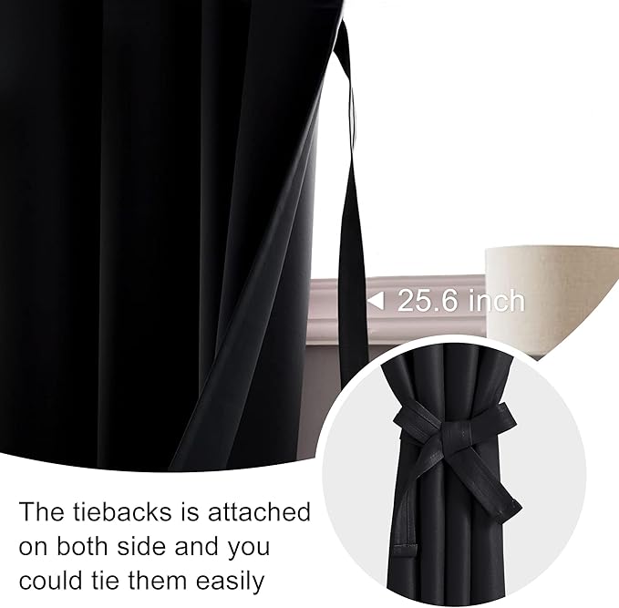 JIUZHEN Blackout Curtains for Bedroom - Image 7
