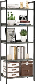 NUMENN Bookshelf, 5 Tier Bookshelves, Home Office Bookcase Shelf Storage by NUMENN