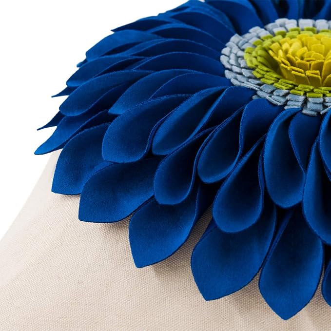 OiseauVoler Decorative Throw Pillow Case 3D Sunflowers Cushion Cover Handmade - Image 4
