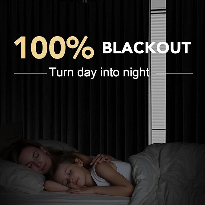 H.VERSAILTEX Linen Blackout Curtains 54 Inches Long 100% Absolutely Blackout - Image 2