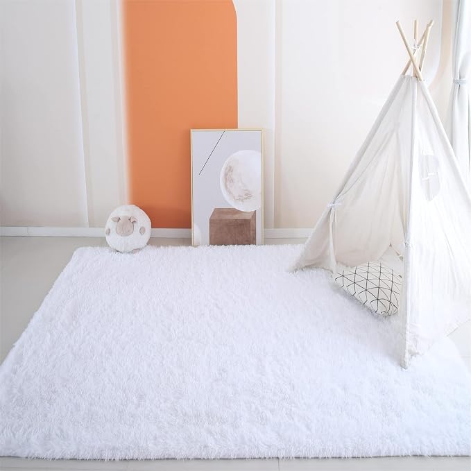 CAIYUECS Shag Area Rug, Indoor Ultra Soft Plush Rugs - Image 4