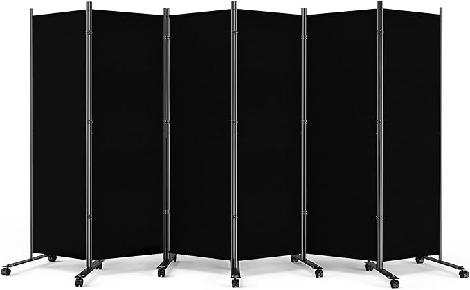 SUNALLY Room Divider 6FT Folding Privacy Screens - Image 8