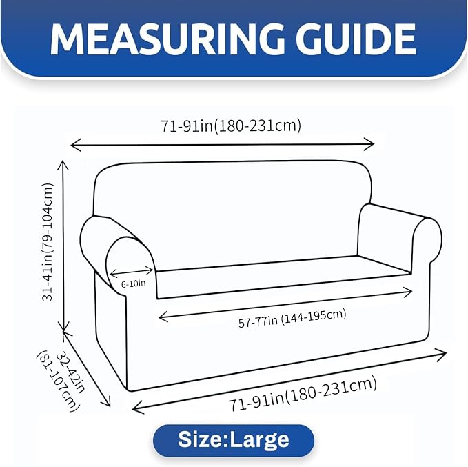 YEMYHOM Couch Cover Latest Jacquard Design High Stretch Sofa Covers - Image 6