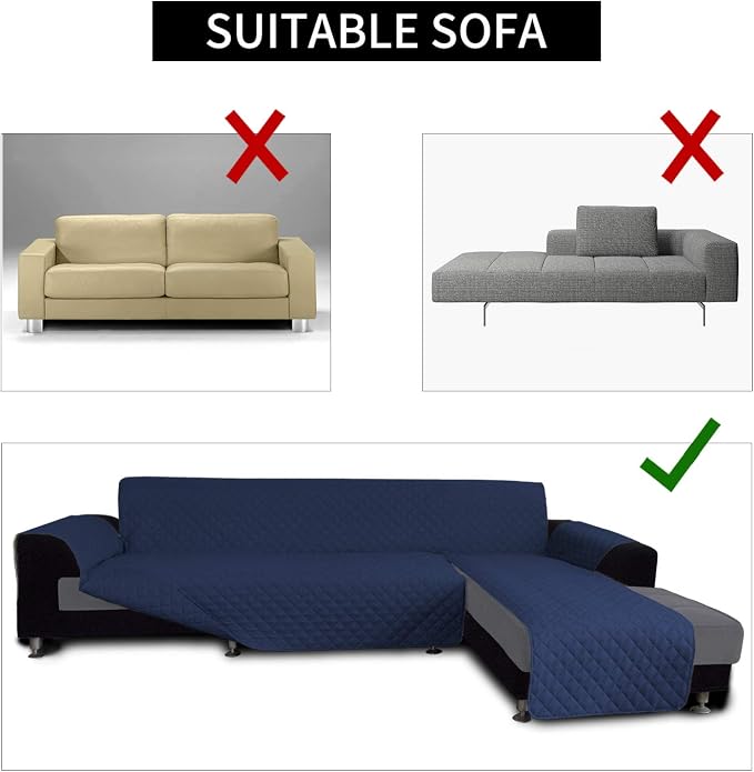 Easy-Going L Shape Couch Cover - Image 4