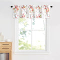 Leeva Blossoming Flower Farmhouse Valance, Rod Pocket Light Filtering Privacy by Leeva