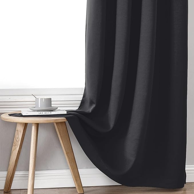 ChrisDowa 100% Blackout Curtains 108 inch Long - Image 7