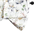 Leeva Valances Curtains for Dining Room, Tie Up Classical Lotus Pattern Elegant by Leeva