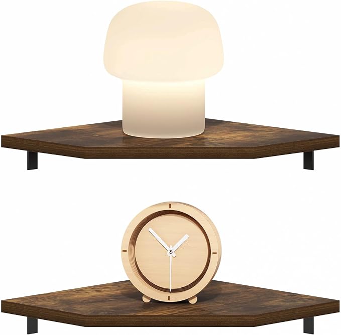 Furinno Rossi Hexagon Floating Shelves - Image 4