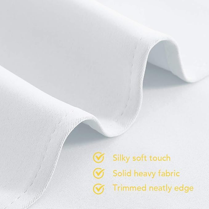 NICETOWN White Short Window Curtains 40 inch Long - Image 5