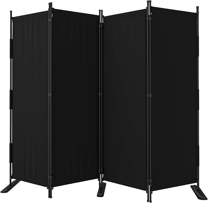 Room Divider 4 Panel Folding Screen 6ft Portable Wall Partition Room Divider - Image 9