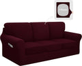 Easy-Going 7 Pieces Stretch Couch Cover Washable Sofa Cover Set by Easy-Going