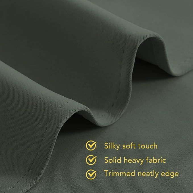 NICETOWN Shack Blackout Curtains 54 inches Long, Thermal Insulated and Privacy - Image 5