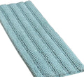 Turquoize Non Slip Shaggy Chenille Microfibers Bathroom Rug Aqua Haze Mat by Turquoize