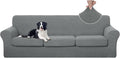 U-NICE HOME 4 Pieces Oversized Stretch Couch Cover Sofa Cover Washable Slipcover by U-NICEHOME
