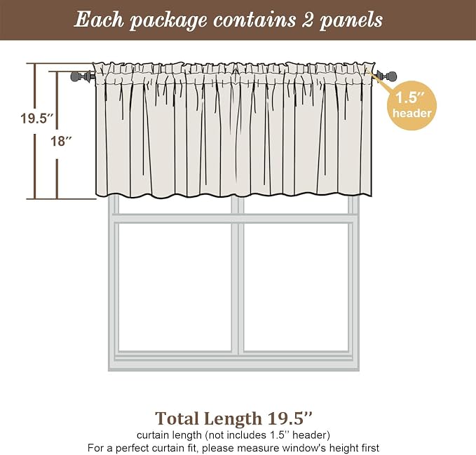 Chyhomenyc Light Purple Sheer Valances - Image 4