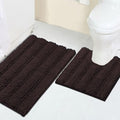 Turquoize Chenille Bathroom Rugs Set Non-Slip Bath Mats by Turquoize