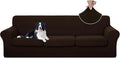 U-NICE HOME 4 Pieces Oversized Stretch Couch Cover Sofa Cover Washable Slipcover by U-NICEHOME