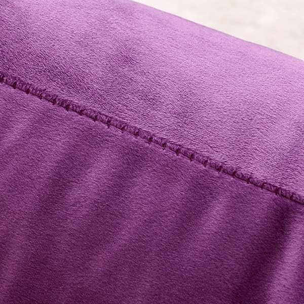 NiNi ALL Decorative Throw Pillow Covers Velvet 22x22 Inch Pack of 2 Purple - Image 4