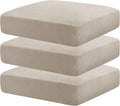MAXIJIN Velvet Stretch Cushion Covers Fitted Couch Cushion Slipcovers Sofa Seat by MAXIJIN