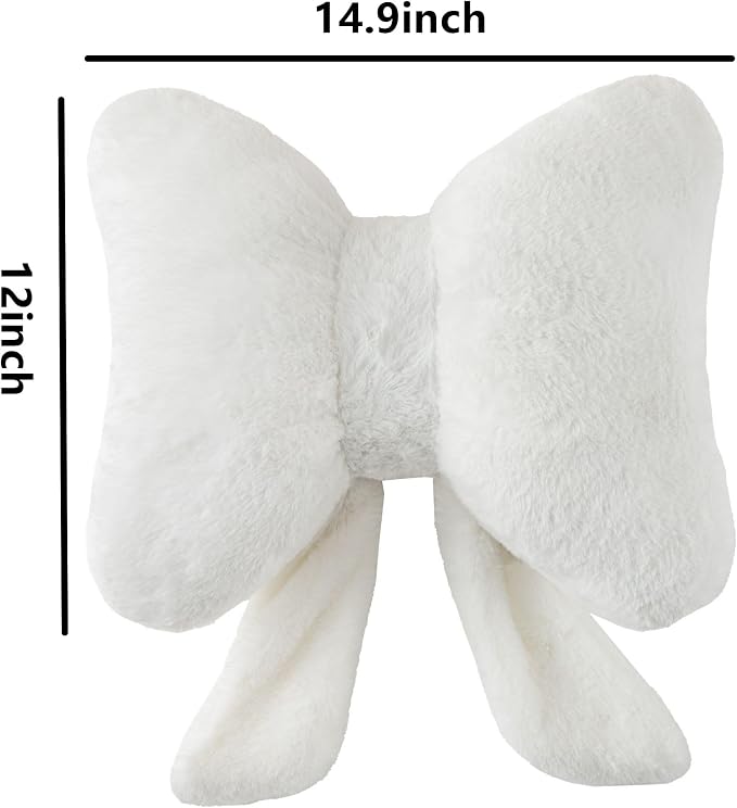 Bow Pillow Throw Pillows Butterfly Shaped Decorative Cute Pillows - Image 7