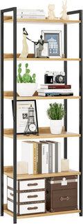 NUMENN Bookshelf, 6 Tier Bookshelves, Home Office Bookcase Shelf Storage by NUMENN