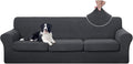 U-NICE HOME 4 Pieces Oversized Stretch Couch Cover Sofa Cover Washable Slipcover by U-NICEHOME