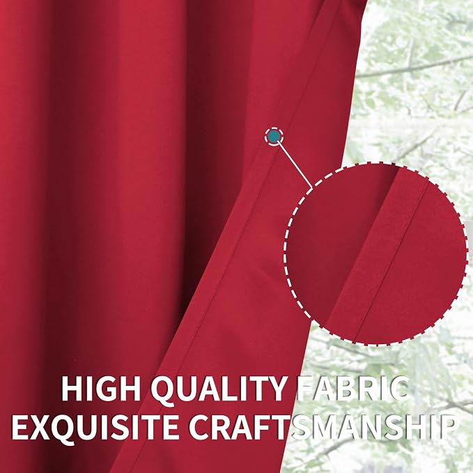 BGment Christmas Room Darkening Curtains 84 Inches Long - Image 7