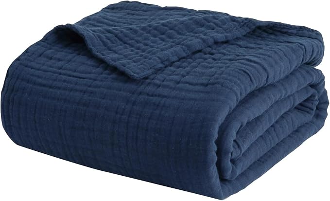 EMME Muslin Blanket 100% Cotton Throw Blankets - Image 9
