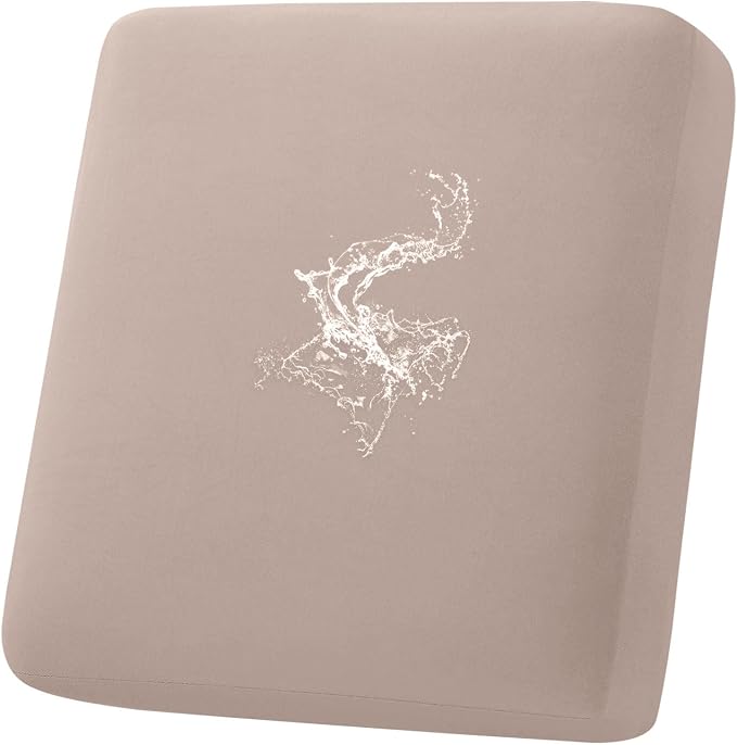 hyha Waterproof Couch Cushion Covers, Stretch Sofa Couch Seat Slipcover by hyha